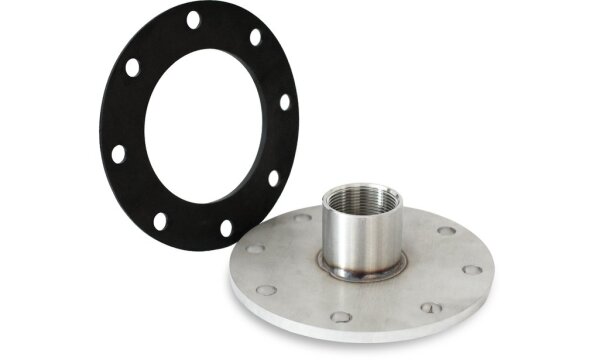 SMARTFOX flange plate 180 mm, stainless steel, including seal