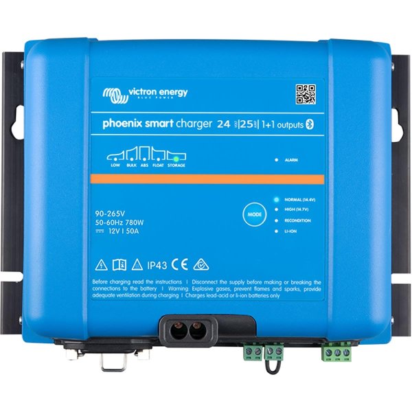 Smart IP43 Charger 24/25(1+1) 120-240V