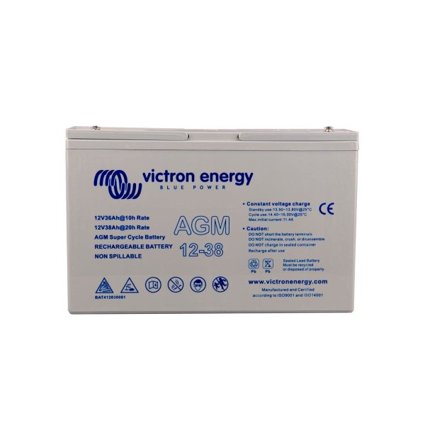 12V/38Ah AGM Deep Cycle Batt.