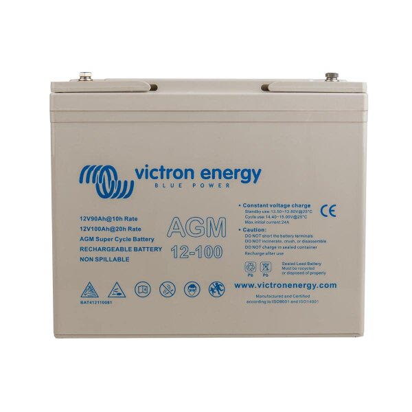 12V/100Ah AGM Super Cycle Battery (M6)